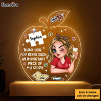 Personalized Thank You For Being Such An Important 3D Led Light Wooden Base 34150 thumb 1