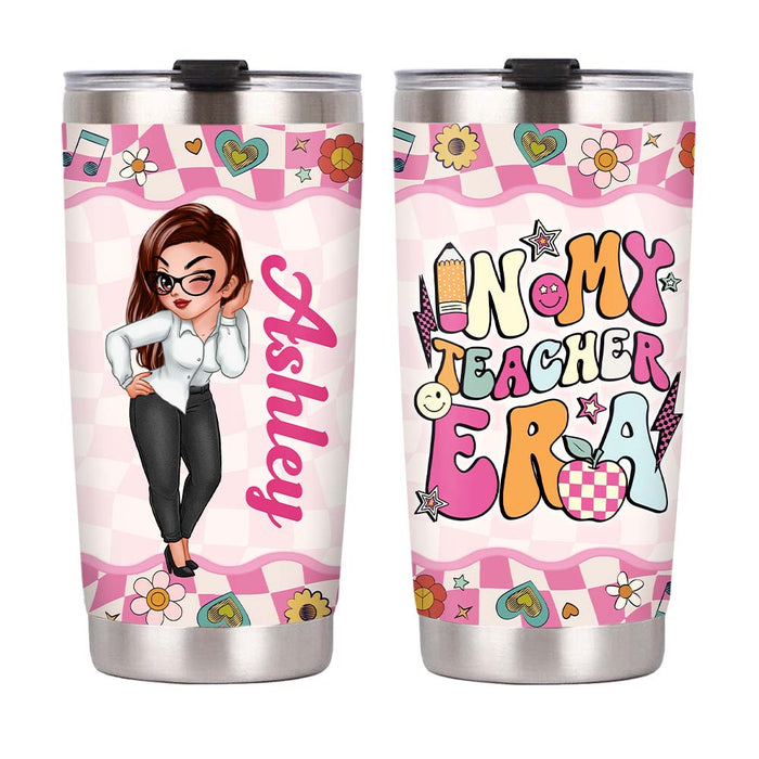 Personalized Gift For Teacher In My Teaching Era Steel Tumbler 34153 1