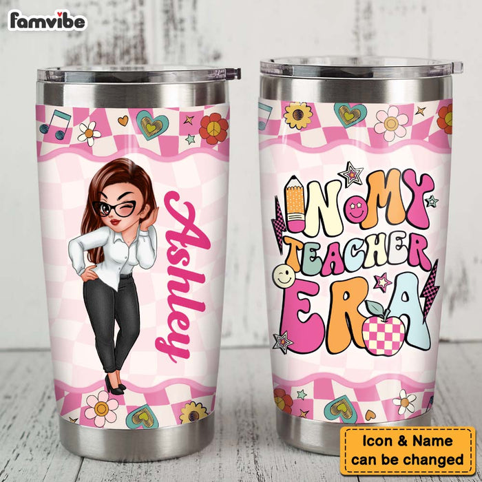 Personalized Gift For Teacher In My Teaching Era Steel Tumbler 34153 1