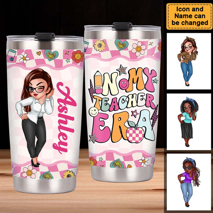 Personalized Gift For Teacher In My Teaching Era Steel Tumbler 34153 1