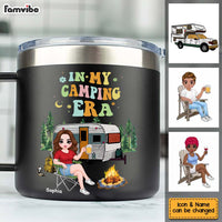 Personalized In My Camping Era Stainless Steel Tumbler With Handle 34159 thumb 1