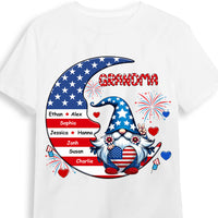 Personalized American Gnome Grandma Mom Sitting On Moon Shirt - Hoodie - Sweatshirt 34165 thumb 1