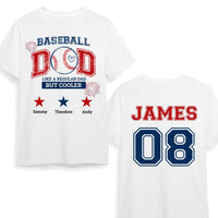 Personalized 4TH July Independence Day Baseball Dad Like A Normal Dad Double-sided Printing Shirt 34166 thumb 1