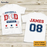 Personalized 4TH July Independence Day Baseball Dad Like A Normal Dad Double-sided Printing Shirt 34166 thumb 1
