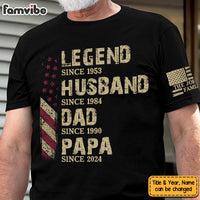 Personalized Gift For Dad Grandpa Sleeve Printed T-shirt 34167 thumb 1