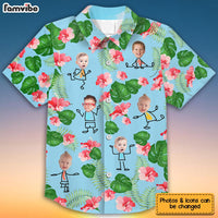 Personalized Gift For Grandpa Custom Photo Kids Hawaiian Shirt 34172 thumb 1