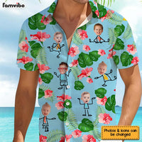 Personalized Gift For Grandpa Custom Photo Kids Hawaiian Shirt 34172 thumb 1