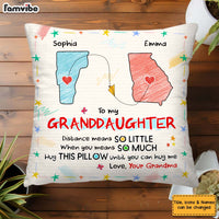 Persaonalized Gift For Granddaughter Distance Hug This Pillow 34181 thumb 1