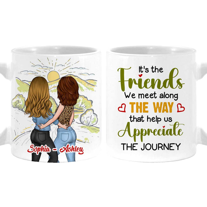 Personalized Gift For Friends We Meet Along The Way Mug 34183 1