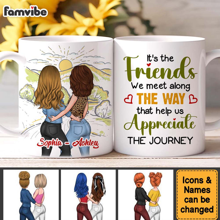 Personalized Gift For Friends We Meet Along The Way Mug 34183 1