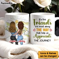 Personalized Gift For Friends We Meet Along The Way Mug 34183 thumb 1