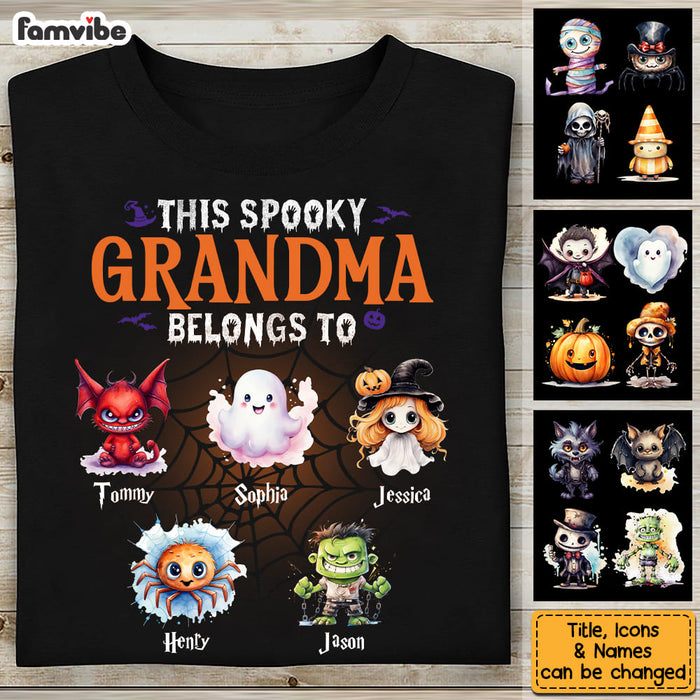 Personalized Gift For Grandma Spooky Monster Shirt - Hoodie - Sweatshirt 34185 1