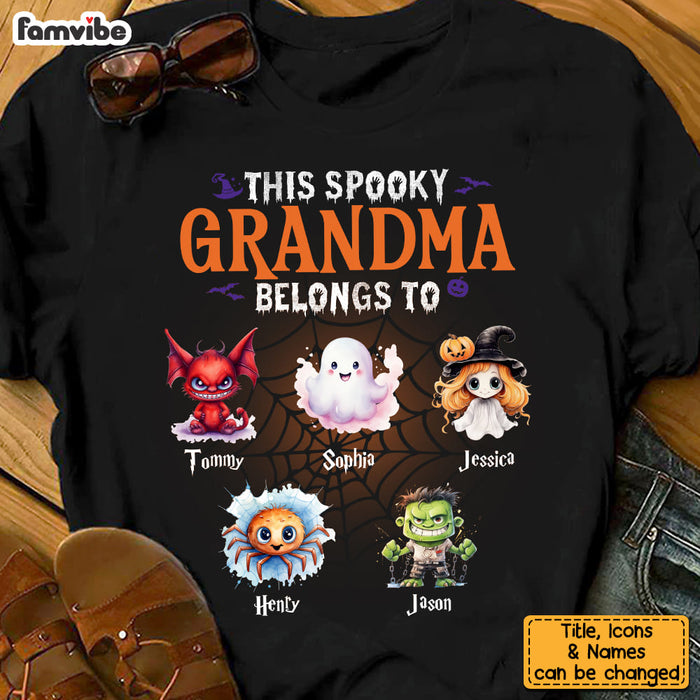 Personalized Gift For Grandma Spooky Monster Shirt - Hoodie - Sweatshirt 34185 1