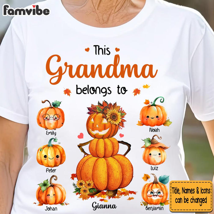 Personalized Gift For Grandma This Belongs Pumpkin Shirt - Hoodie - Sweatshirt 34187 1