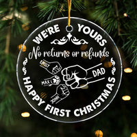 Personalized Gift for Dad Circle Ornament 34193 thumb 1