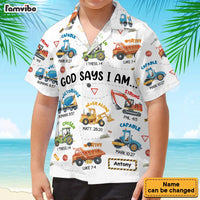 Personalized Gift for Grandkid Construction Machines I Am Kid Hawaiian Shirt 34197 thumb 1