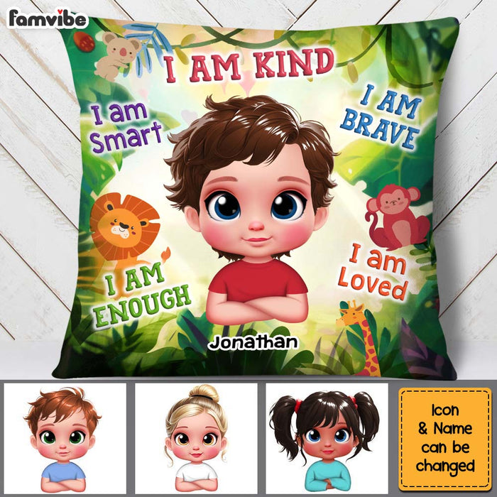 Personalized Gift For Grandson I Am Kind Pillow 34206 1