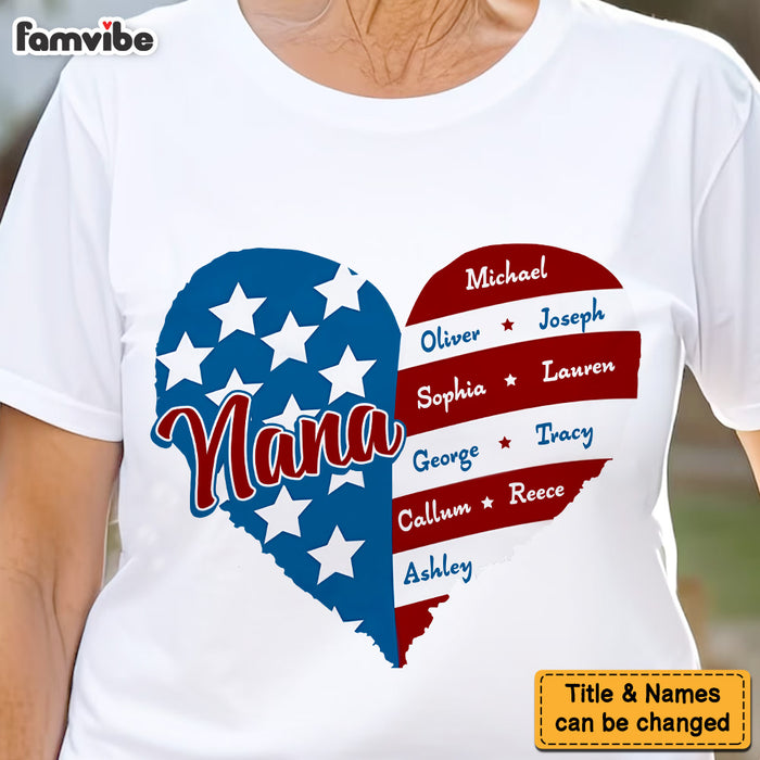 Personalized Gift For Grandma 4th Of July Shirt - Hoodie - Sweatshirt 34208 1
