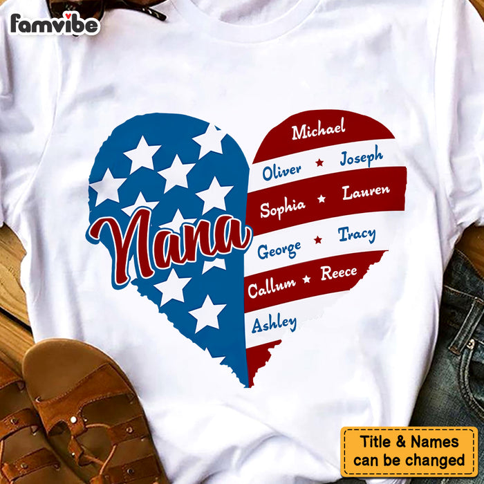 Personalized Gift For Grandma 4th Of July Shirt - Hoodie - Sweatshirt 34208 1