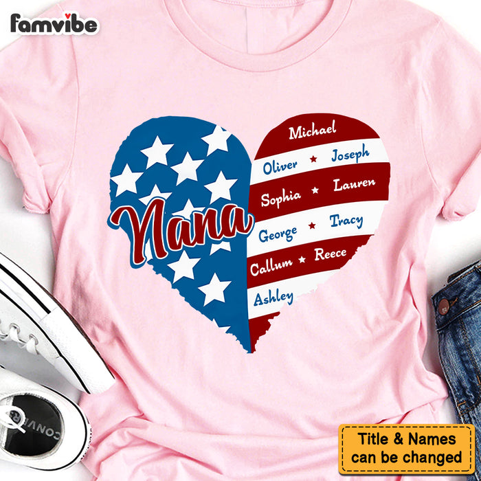 Personalized Gift For Grandma 4th Of July Shirt - Hoodie - Sweatshirt 34208 1