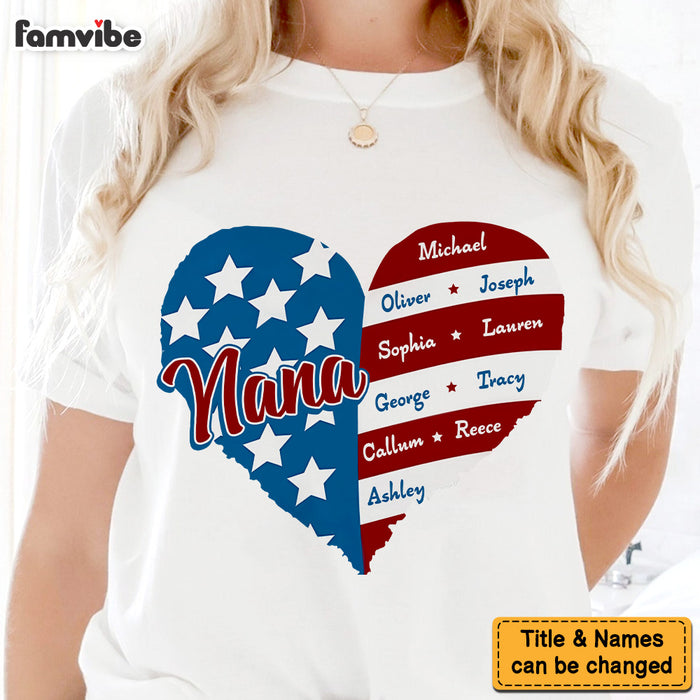 Personalized Gift For Grandma 4th Of July Shirt - Hoodie - Sweatshirt 34208 1
