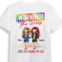 Personalized Gift For Friends Girls Drinking Again Shirt - Hoodie - Sweatshirt 34209 thumb 1