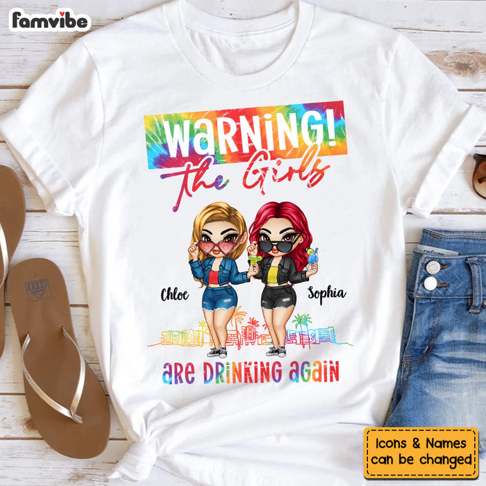 Personalized Gift For Friends Girls Drinking Again Shirt - Hoodie - Sweatshirt 34209 1