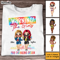 Personalized Gift For Friends Girls Drinking Again Shirt - Hoodie - Sweatshirt 34209 thumb 1