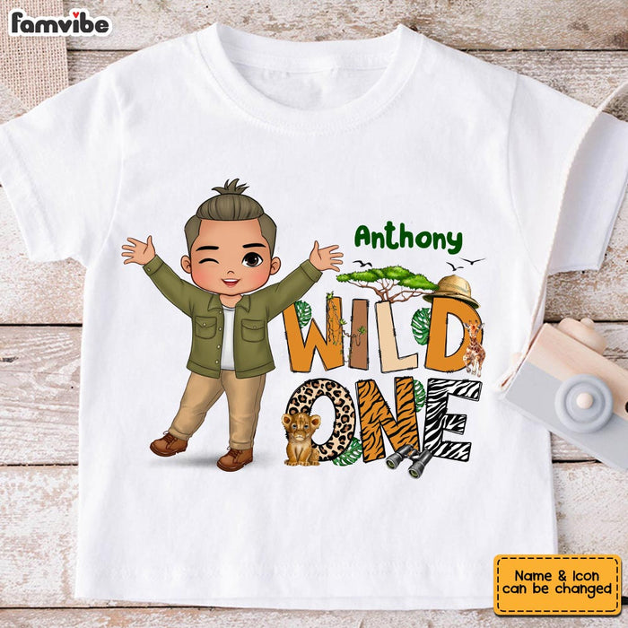 Personalized Gift For Grandson Wild One Kid T Shirt - Kid Hoodie - Kid Sweatshirt 34224 1