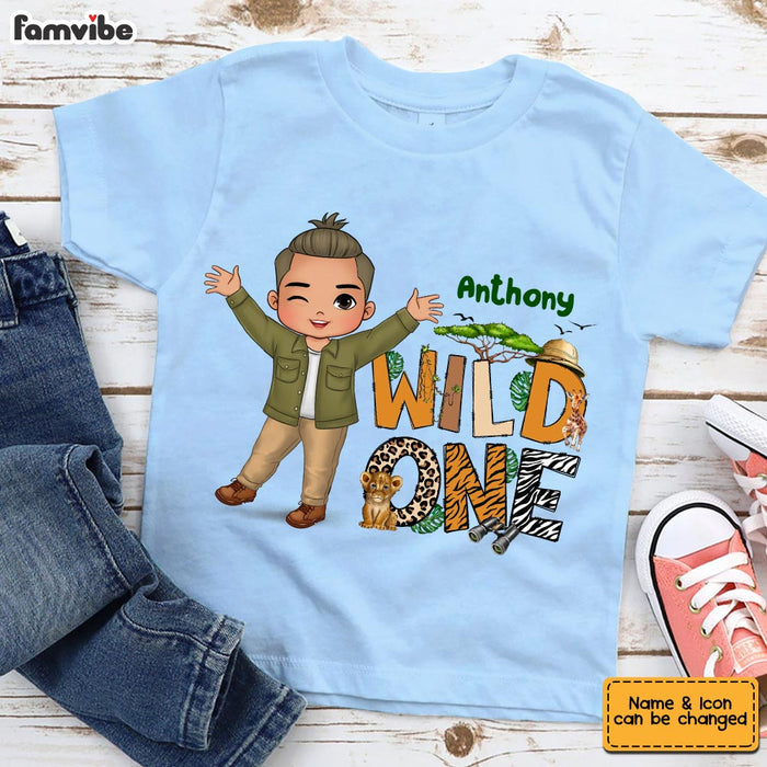 Personalized Gift For Grandson Wild One Kid T Shirt - Kid Hoodie - Kid Sweatshirt 34224 1