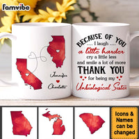 Personalized Gift For Friends Long Distance Mug 34225 thumb 1