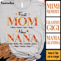 Personalized First Mom Now Grandma Shirt - Hoodie - Sweatshirt 34228 thumb 1