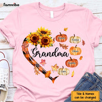 Personalized Gift For Grandma Heart Pumpkin Shirt - Hoodie - Sweatshirt 34231 thumb 1