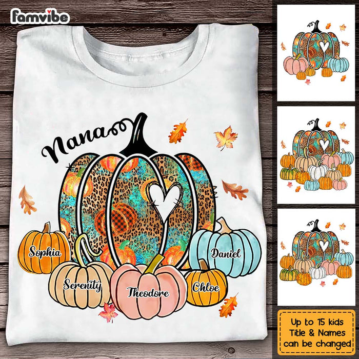 Personalized Gift For Grandma Pumpkin Shirt - Hoodie - Sweatshirt 34233 1