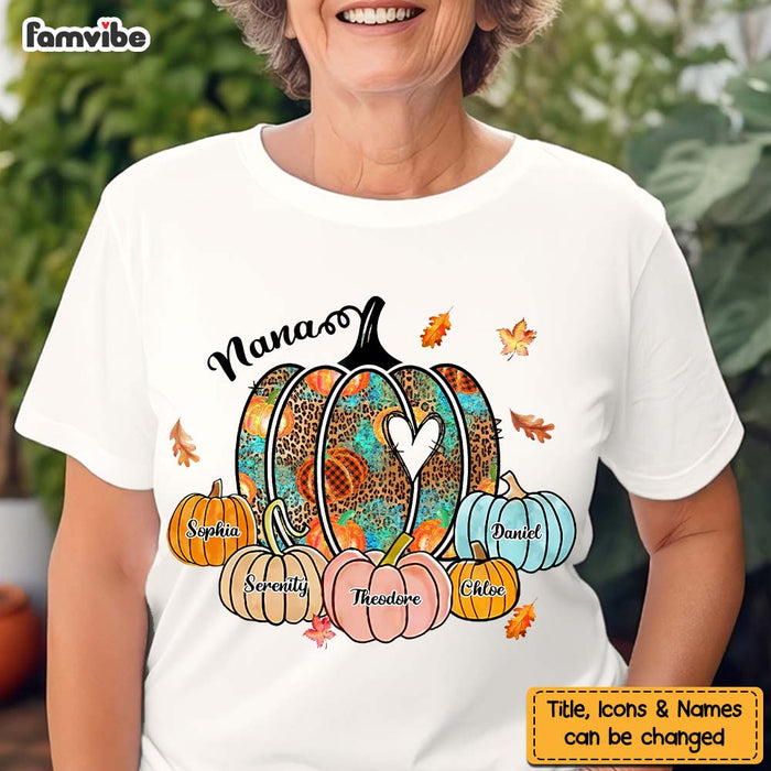 Personalized Gift For Grandma Pumpkin Shirt - Hoodie - Sweatshirt 34233 1