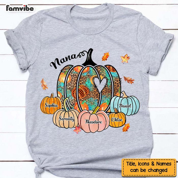 Personalized Gift For Grandma Pumpkin Shirt - Hoodie - Sweatshirt 34233 1