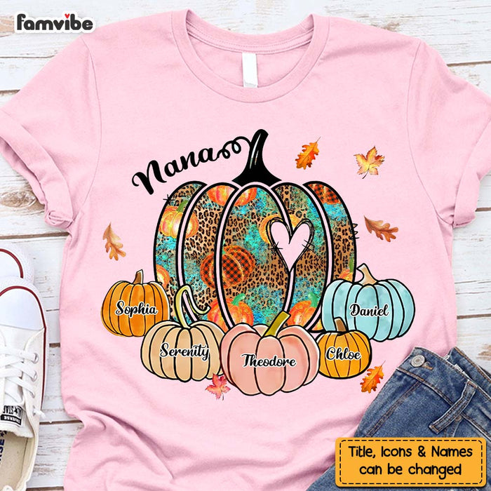 Personalized Gift For Grandma Pumpkin Shirt - Hoodie - Sweatshirt 34233 1
