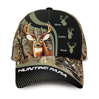Personalized Gift For Grandpa Hunting Season Kid Names Cap 34234 thumb 1