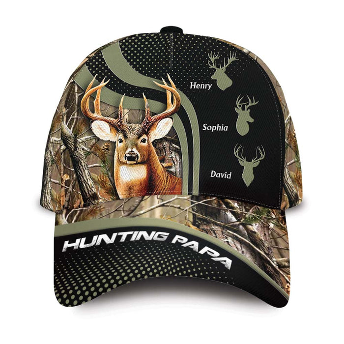 Personalized Gift For Grandpa Hunting Season Kid Names Cap 34234 1