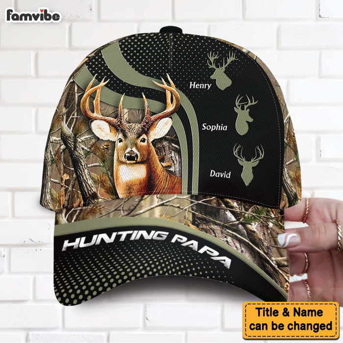 Personalized Gift For Grandpa Hunting Season Kid Names Cap 34234 1