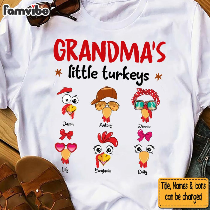 Personalized Gift For Grandma Funny Turkeys Shirt - Hoodie - Sweatshirt 34238 1