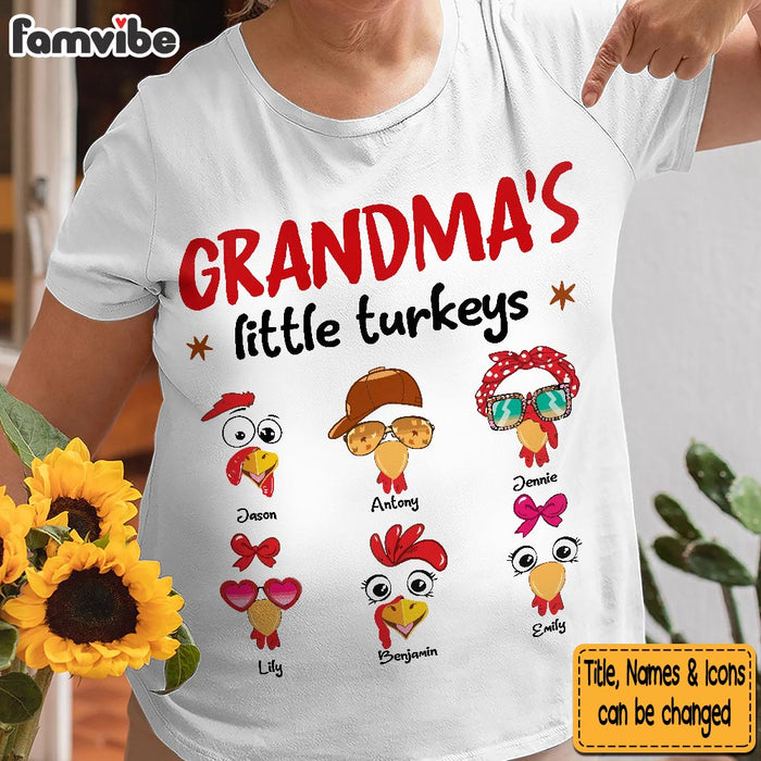 Personalized Gift For Grandma Funny Turkeys Shirt - Hoodie - Sweatshirt 34238 1
