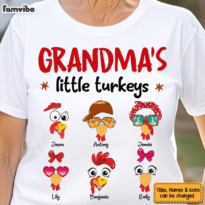 Personalized Gift For Grandma Funny Turkeys Shirt - Hoodie - Sweatshirt 34238 1