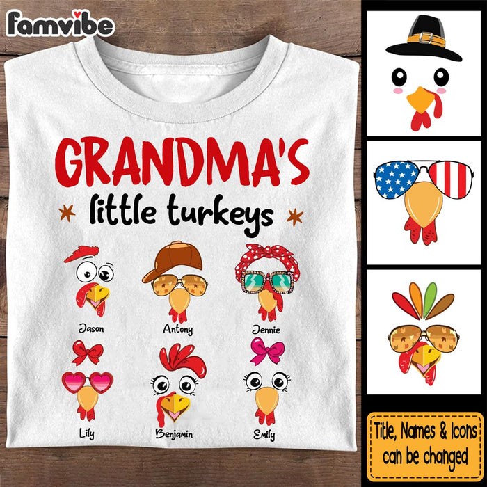 Personalized Gift For Grandma Funny Turkeys Shirt - Hoodie - Sweatshirt 34238 1