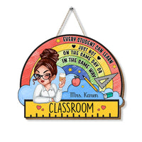 Personalized Gift For Teacher Every Student Can Learn Wood Sign 34240 thumb 1