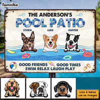 Personalized Family Pool & Patio Metal Sign 34241 thumb 1