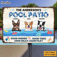 Personalized Family Pool & Patio Metal Sign 34241 thumb 1