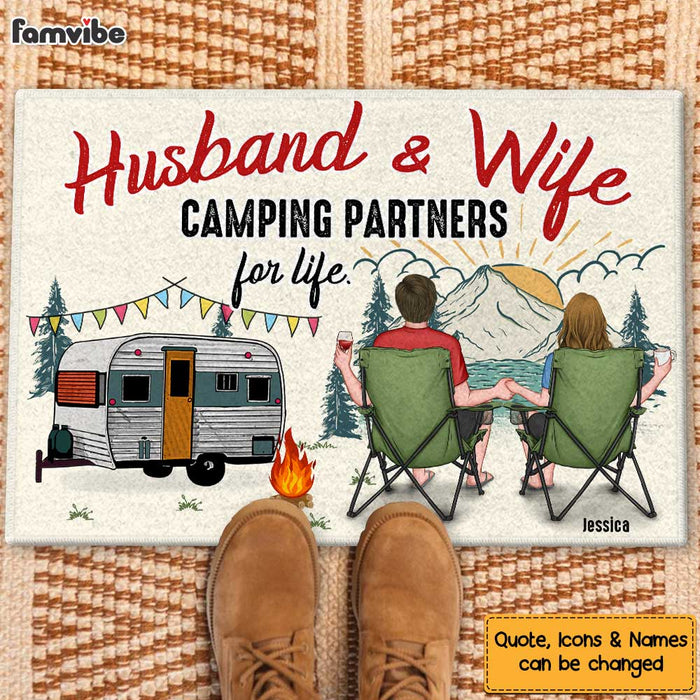 Personalized Gift For Camping Lovers Home Is Where We Park It Doormat 34246 1