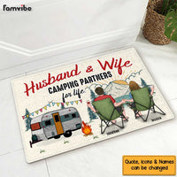 Personalized Gift For Camping Lovers Home Is Where We Park It Doormat 34246 thumb 1