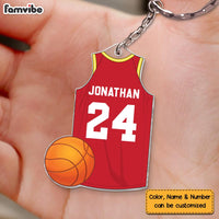 Personalized Gift For Basketball Lovers Acrylic Keychain 34247 thumb 1